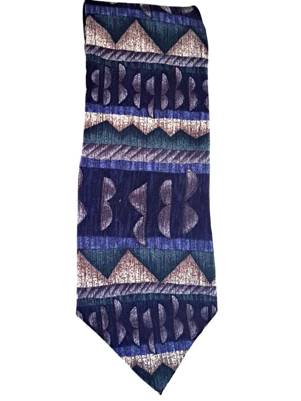 Jimmy V Terrell Davis Collection 4 Mens Silk Tie Regular Length/Width Multicolor